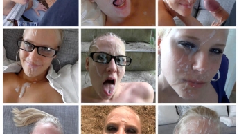 50x Gesichtsbesamung – Best of Facial Queen Lara