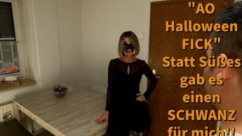 „AO Halloween FICK“ Statt Süßes gab es einen SCHWANZ für mich inkl. Creampie