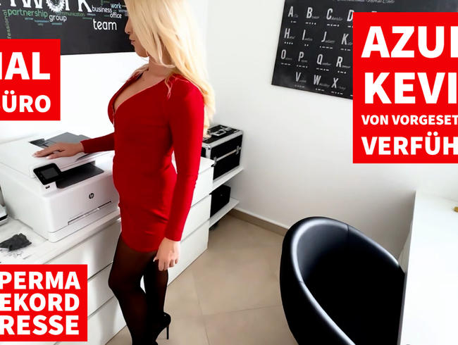 AZUBI Kevin von VORGESETZTER verführt | SO wickelt eine MILF Bubis um den Finger! SpermaREKORDFresse