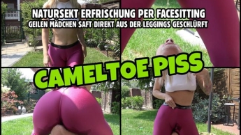 CAMELTOE PISS | Natursekt per Facesitting geschlürft