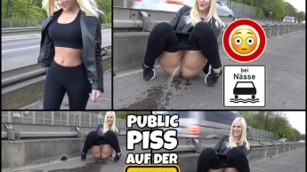 DREIST – Alle können mir zuschauen | PUBLIC PISS direkt an der Hauptstraße