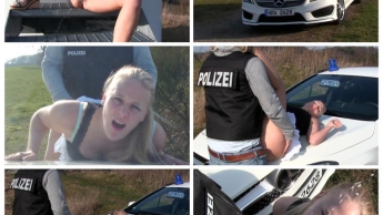 Die POLIZEI fickt mich – Krasse Strafe fürs pissen