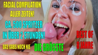 Die grösste Spermafressen Sammlung im Internet | Daynia Facials Best of!