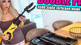 Double Pain – 3500 Stöße zerficken beide Löcher