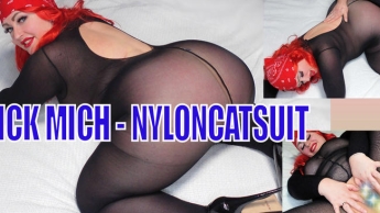 FICK MICH – NYLONCATSUIT