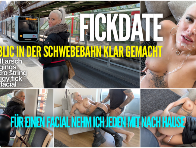 FICKDATE Public in der Schwebebahn klar gemacht | Für nen FACIAL nehm ich JEDEN mit nach Hause