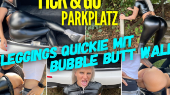 FICK&GO Parkplatz | Leggings Quickie mit BubbleButt Walk