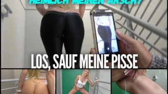 Filmst du etwa heimlich meinen Arsch?? | Los sauf meine PISSE