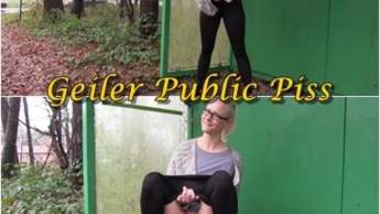 Geiler Public Piss