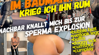 Im BAUMARKT krieg ich ihn rum | Er FICKT mich bis zum FACIAL