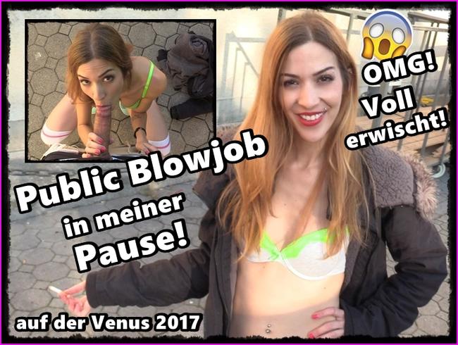 Krass! Voll erwischt beim Public Blowjob auf der Venus!