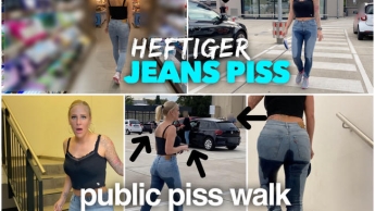 Krasser JEANS PISS | PUBLIC Piss Walk