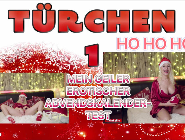 MEIN GEILER EROTISCHER ADVENTSKALENDER-TEST TAG 1