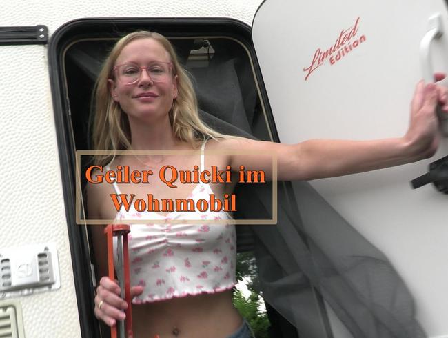 POV: geiler Quicki im Wohnmobil