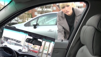 Public! Chef beim ParkplatzWichsen erwischt!