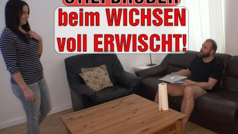 STIEFBRUDER beim WICHSEN voll ERWISCHT!