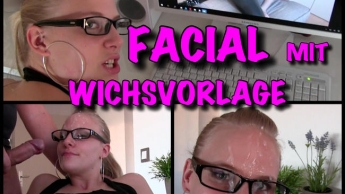 Speed QUICKIE mit Wichsvorlage und FACIAL