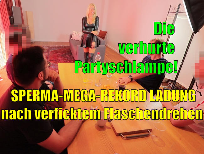 Sperma-Mega-Rekord nach verficktem Flaschendrehen!