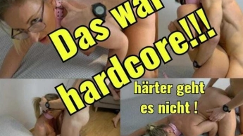 VORSICHT HARDCORE  !!! So hart Hart mich noch Kein MANN gefickt!