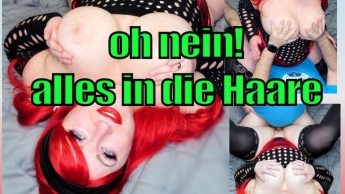 oh nein! Alles in die Haare