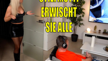 stiefMUTTI erwischt sie ALLE | Jan´s 1. Sex mit einer MILF!