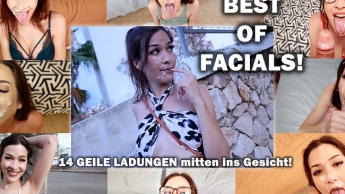 Best of FACIALS! 14 GEILE LADUNGEN mitten ins Gesicht!