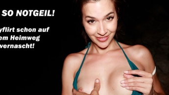 OMG SO NOTGEIL! Partyflirt schon auf dem Heimweg vernascht!