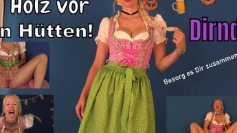 Dirndl wichst mit Dir zusammen!