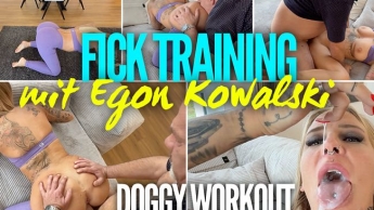 FICK TRAINING mit Egon| Doggy Workout mit Cumplay