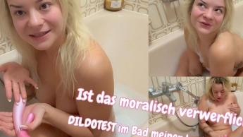 Ist das moralisch verwerflich?! DILDOTEST im Bad meiner besten Freundin…..