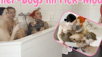 Gamer-Boys im Fick-Modus | Mädels-Wellnesstag eskaliert …. Ende: Ungeplante Orgie!