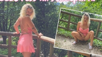 PUBLIC PISS im Stadtpark! Dreistes Natursekt-Experiment vor allen Leuten!!