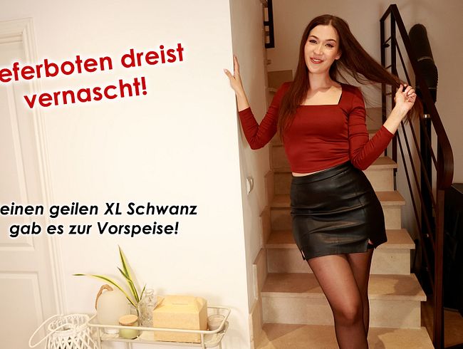 Lieferboten dreist vernascht! Seinen geilen XL Schwanz gab es zur Vorspeise!