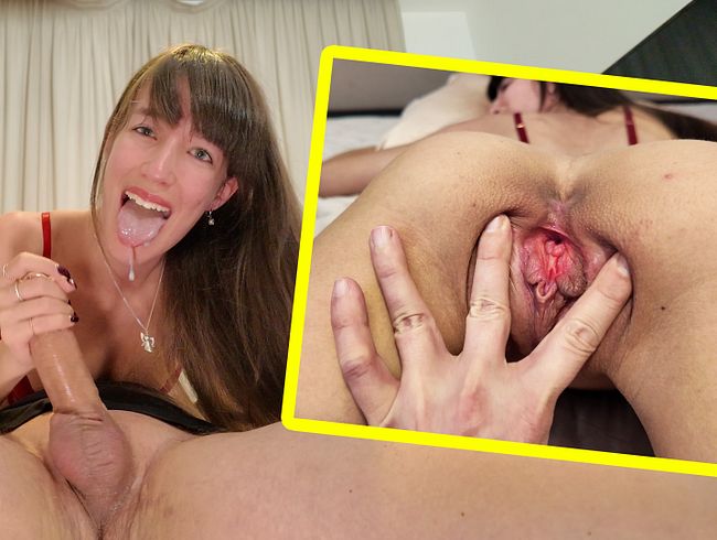 War das zu viel? So tief war er noch nie in meiner Kehle!