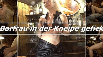 Barfrau in der Kneipe gefickt!!!!