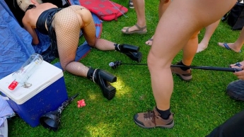 Public GANGBANG am RockFestival in Nürnberg | Der halbe Zeltplatz durfte mich FICKEN + vollwichsen!